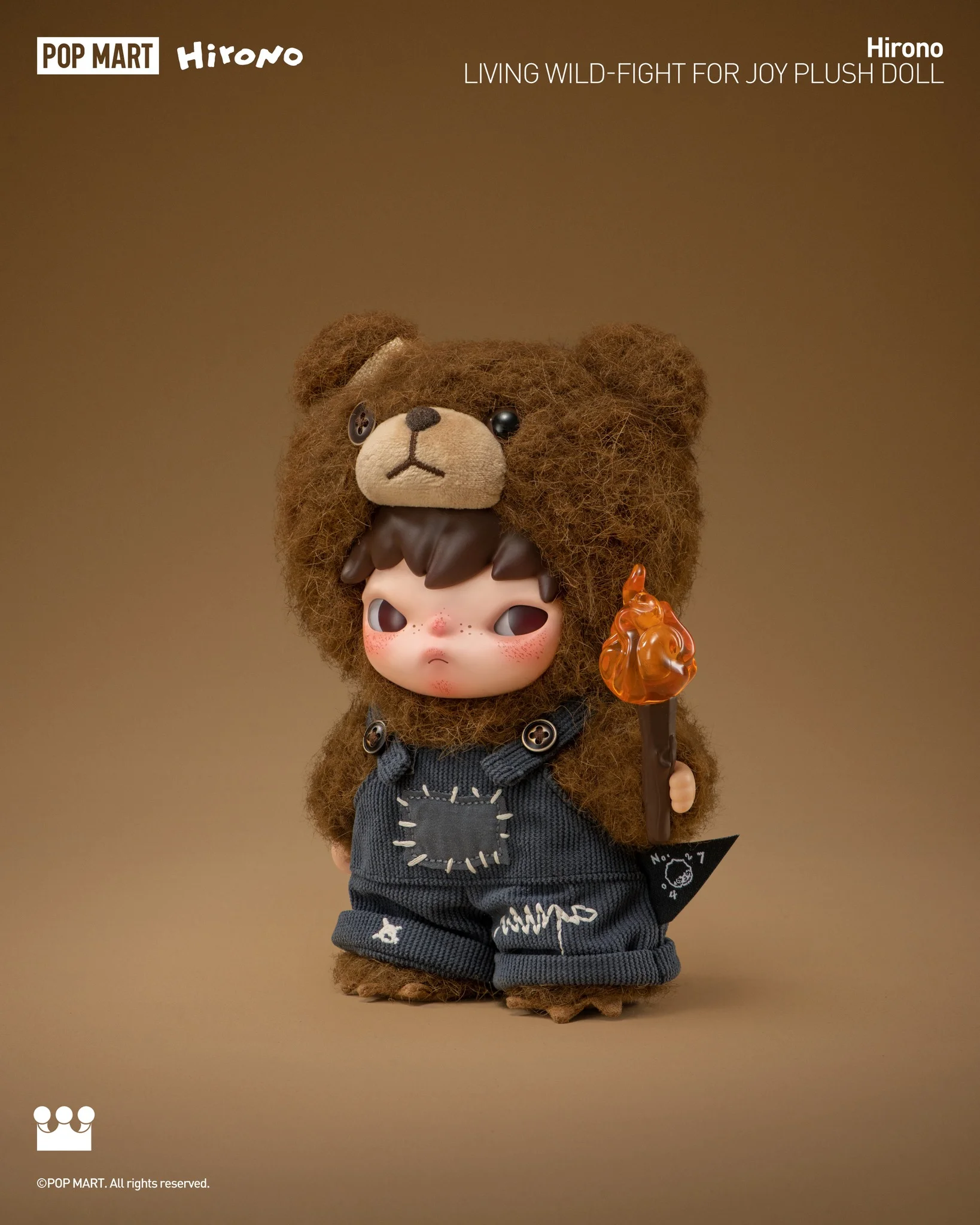 新品Hirono Living Wild Fight for Joy ぬいぐるみ Amazon.com: POP MART Hirono Living Wild-Fight for Joy Plush Doll